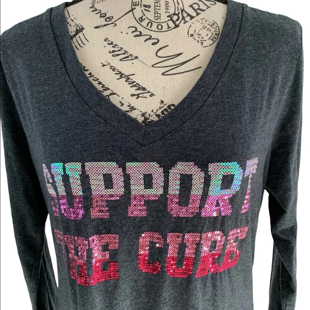 *American crown women’s L breast cancer shirt